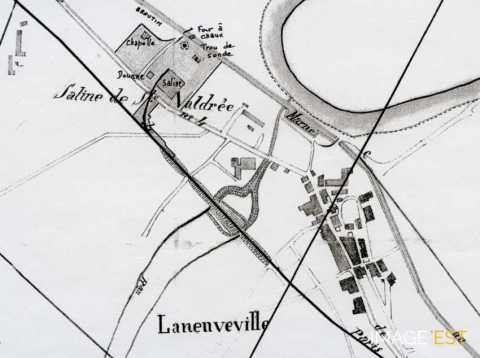 Plan de la saline de Sainte-Valdrée (Laneuveville-devant-Nancy)